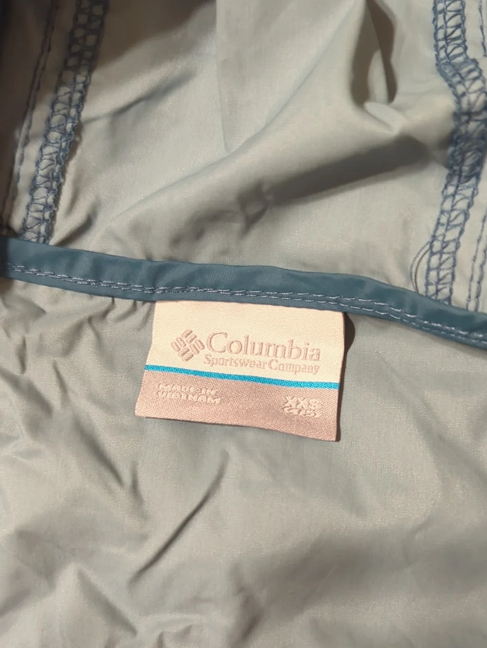 Never Used Columbia Colorblock Kids Hooded Rain Jacket -